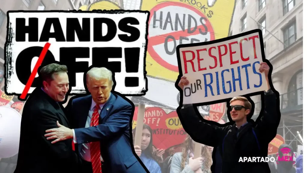 Estados Unidos se levantó en protesta contra Trump y Musk, Hands Off movilizó a más 1200 sedes
